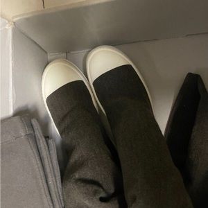 Rick owens stocking wool sock ramones women size 36.5